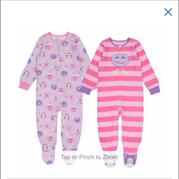 Kids Headquarters Other - Kids Headquarters Kids' 2-pack Blanket Sleeper, Pink Monster